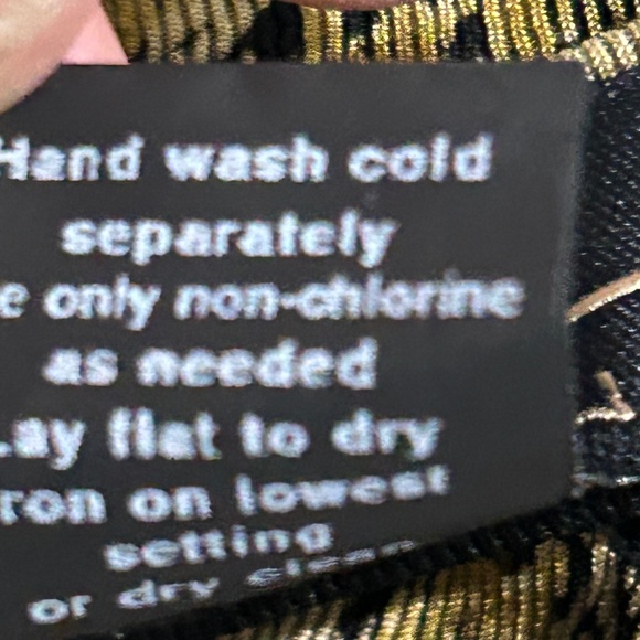 Womens 3 Piece Skirt pants Top Set Floral Comfort Stretch NYPL Brown L - Picture 16 of 16